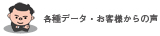 各種データ・お客様からの声
