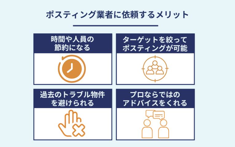 ポスティング業者に依頼するメリット